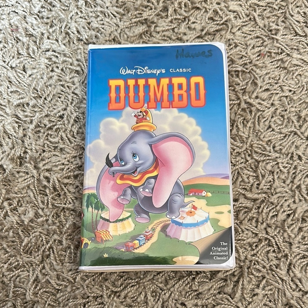 Walt‎ Disney's Classic Black Diamond Edition, Dumbo Very RARE VHS -Vintage 1991